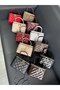 Women's Stylish and Luxurious Design Embroidery Detailed Hand-Held Handle Knitted Chain Box Model Hand & Shoulder Bag - 4