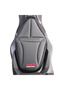 غطاء مقعد مريح للدراجات النارية من نوع Yamaha NMAX 125 / 155 2015-2026 متوافق مع شبكة مبطنة باللون الأسود - 2