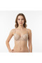 Women's Stone Printed Non-Padded Nude Bra with Attached Straps Bb2347 - 3