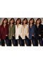 Women's Casual Fit Oversized Ruched Low Shoulder Textured Shirt - Cuff Detail - 3