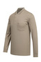 Men's Polo Collar Long Sleeve Pocket Seasonal Sand Combed Cotton Sweat Classic Pattern - 5306 Bat - 3