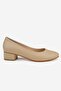 Women's Nude Genuine Natural De Leather Size 5-41 Classic Heel Shoes - 2