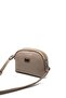 Dark Beige - Latte Plain Women's Crossbody Bag Sp765 - 5