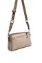 Dark Beige - Latte Plain Women's Crossbody Bag Sp1273 - 4