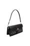 Silver & Polo Sp1279 Women's Shoulder Bag Plain Black-M178 Smoked-Black - 2