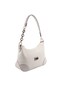 Sand - Sand Beige Houndstooth Plaid Women's Shoulder Bag Sp1277 - 2