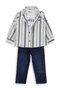 3-Piece Set with Jeans for 2-5 Years Old - Navy Blue