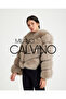 Women's V-Form Zippered Convertible Fur Jacket (Can Be Made into Vest Styles) - 5