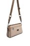 Dark Beige - Latte Plain Women's Crossbody Bag Sp1273 - 2