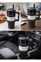 Steel Tumbler Thermos with Handle 1.2 L Large Size with Straw Compatible with Car Cup Holder Hot and Cold Holder - 4