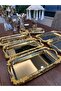 2 Pieces Baton Japanese Rose Gold Presentation Tray & Coffee & Cake/ Pastry Serving Tray 32cm - 3