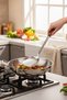 Bamboo Sapli Stainless Steel Pasta Pizza Spatula Baklavaci Spatula Dough Lifting Tool