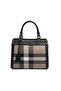 Coffee - Black Plaid Women's Handbag Sp1174