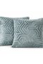 Velvet Jacquard Cushion Cover 40X40 Invisible Zipper Pack of Reversible Paw Friendly - 3