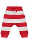 Striped 6-18 Months Sweatpants - Red
