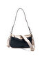 Black - Women's Crossbody Bag with S.Nut Logo Sp1274 - 5