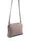 Dark Beige - Latte Plain Women's Crossbody Bag Sp623 - 4