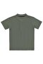 Boy's Palm Tree Embroidered Polo Collar T-Shirt for Ages 6-9 - Khaki - 2