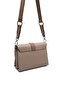 Dark Beige - Latte Plain Women's Crossbody Bag Sp1009 - 4
