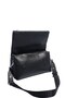 Black - Black Plain Women's Crossbody Bag Sp1278 - 6