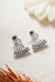 Women's Zircon Stone Fan-Shaped Earrings - 4
