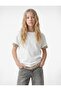Cotton Loose Fit Distressed Wide Leg Denim Trousers with Sequin Detail - 2