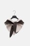 Women's Hat and Shoulder Shawl in Brown