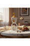 Elegant White Ceramic Incense Burner with Shiny Gold Lid – Luxury Decorative Aromatherapy Acc - 2