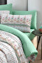 Double Duvet Cover Set Estilla Green (Without Sheets)