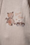 Rocha Baby Racer Bear Printed Zippered Jumpsuit and Hat Set - Cotton Textured Sleeping Bag - 5