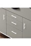14 Pack 5 Inch Cabinet Pulls Matte White Stainless Steel Kitchen Drawer Handles Cupboard Vanity Dres - 6