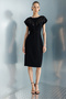 Women's Shoulder Beading Accessory Waist B Beaded K Belt Dress 0128 Black - 2
