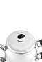 Lamia Maxi Large Size Stainless Steel 1.25-2.10 Lt. Teapot Set - 3
