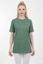 Women's Cotton in Single Jersey Fabric Crew Neck Regular Fit Short Sleeve Skirt Slit Tunic