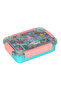 Bento 710ml Lunchbox Cute Friends Single Layer 3 Compartments Stainless Steel Lunch Box - 2