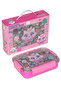 Bento 710ml Lunchbox Cute Friends Single Layer 3 Compartments Stainless Steel Lunch Box