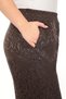Women's Jacquard Comfortable Cut Pants with Elastic Waist – Stylish and Comfortable for Everyday Wear - 4