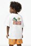 Beach Party Printed Oversized Unisex Children's T-Shirt 1Gh2