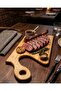 Wooden Cutting and Presentation Board Curved Stylish - 7