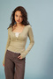 Lace Detailed Long Sleeve Top - 3