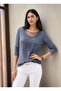 Women's Stand Collar Front Gathered Long Sleeve Casual Viscose Sports Stylish Plus Size Curve Blouse