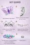 Lilac Butterfly Themed 9Th Birthday Balloon Decoration Set – Lilac Silver Party Decoration Set - 2