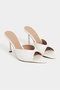 Rodi Sedef Matte Pointed Toe Women's Stiletto Heel U Slippers - 4