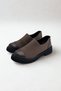 Brown Scuba Fabric Women's Loafers P9059 - 2
