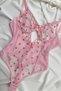 Pink Tiny Heart Low-Cut Wired Bodydoll - 2