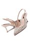 Women's High Heels Special Stone Embellished Open Back Pointed Toe Wedding Dress Shoes 17315 - 3