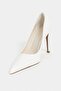 Lunara White Patent Leather Pointed Toe Women's Stiletto - 7