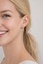 Zircon Stone Turtle Charm Hoop Earrings – Minimal Earrings with Meaningful Figures - 2