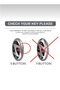 For Hyundai New Tucson Ioniq Kona 5 Button Nano Key Case Cover Black Gold Color - 3