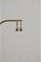 Zircon Stone Turtle Charm Hoop Earrings – Minimal Earrings with Meaningful Figures - 6